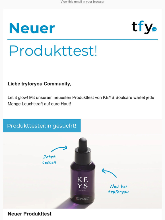 Die neuesten Produkttests nur für dich!