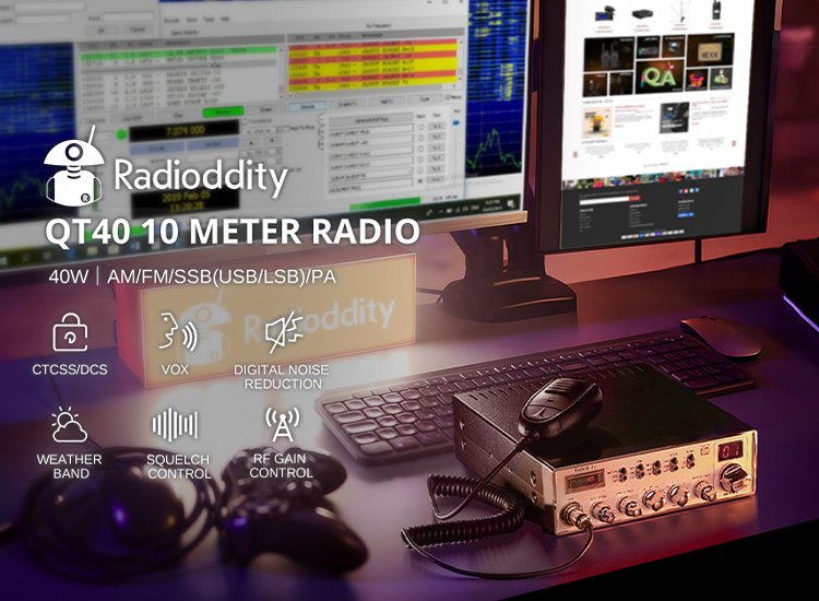 Radioddity PreOrder Begins for QT40 10 Meter Radio! Milled