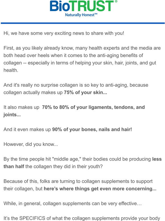 BioTrust: How to choose the RIGHT type of collagen | Milled