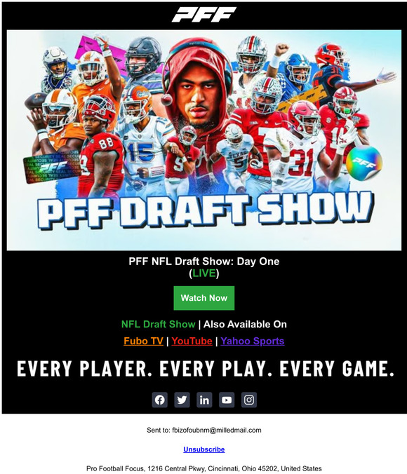 PFF LIVE 2023 NFL Draft Show: Day One