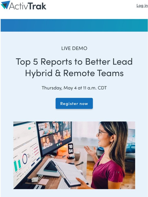 Save your spot! Top 5 Reports to Better Lead Hybrid & Remote Teams