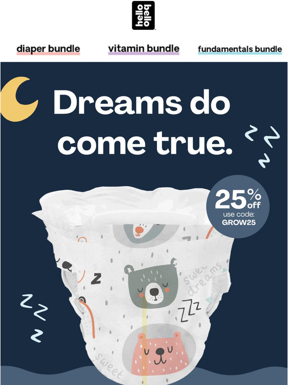 Hello Bello Are we dreaming? Brandnew Nighttime Diapers! Milled