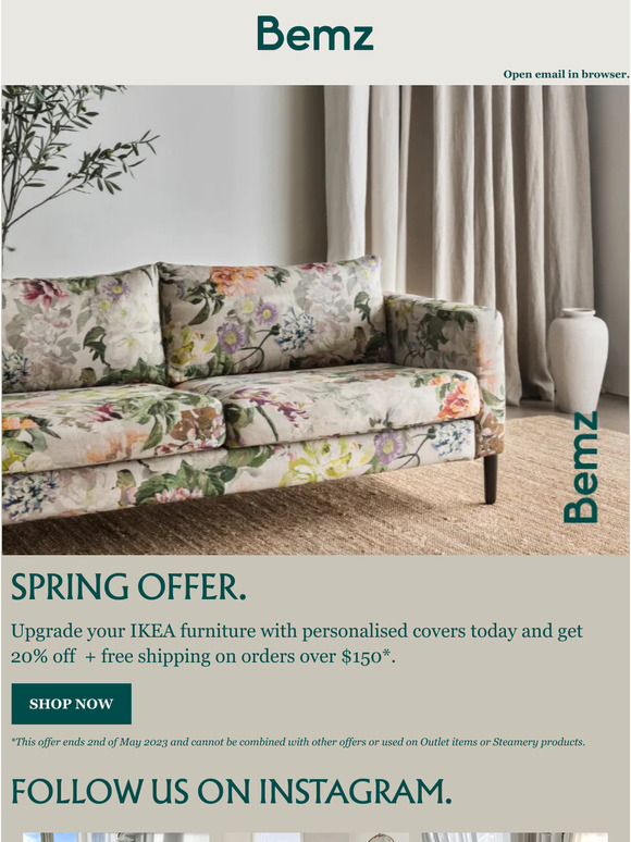 Spring offer - 20% off everything* 🌸