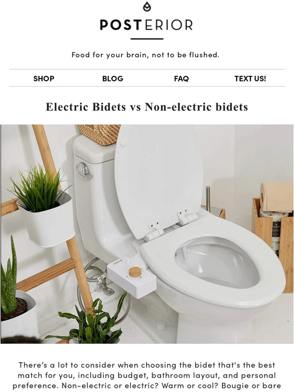 Tushy Here's how to choose the right bidet for you. Milled