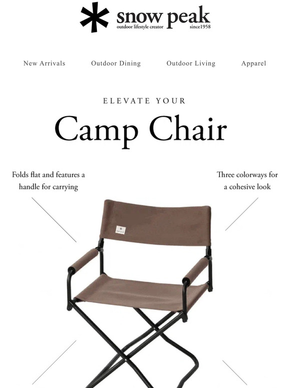 Not Your Average Camp Chair