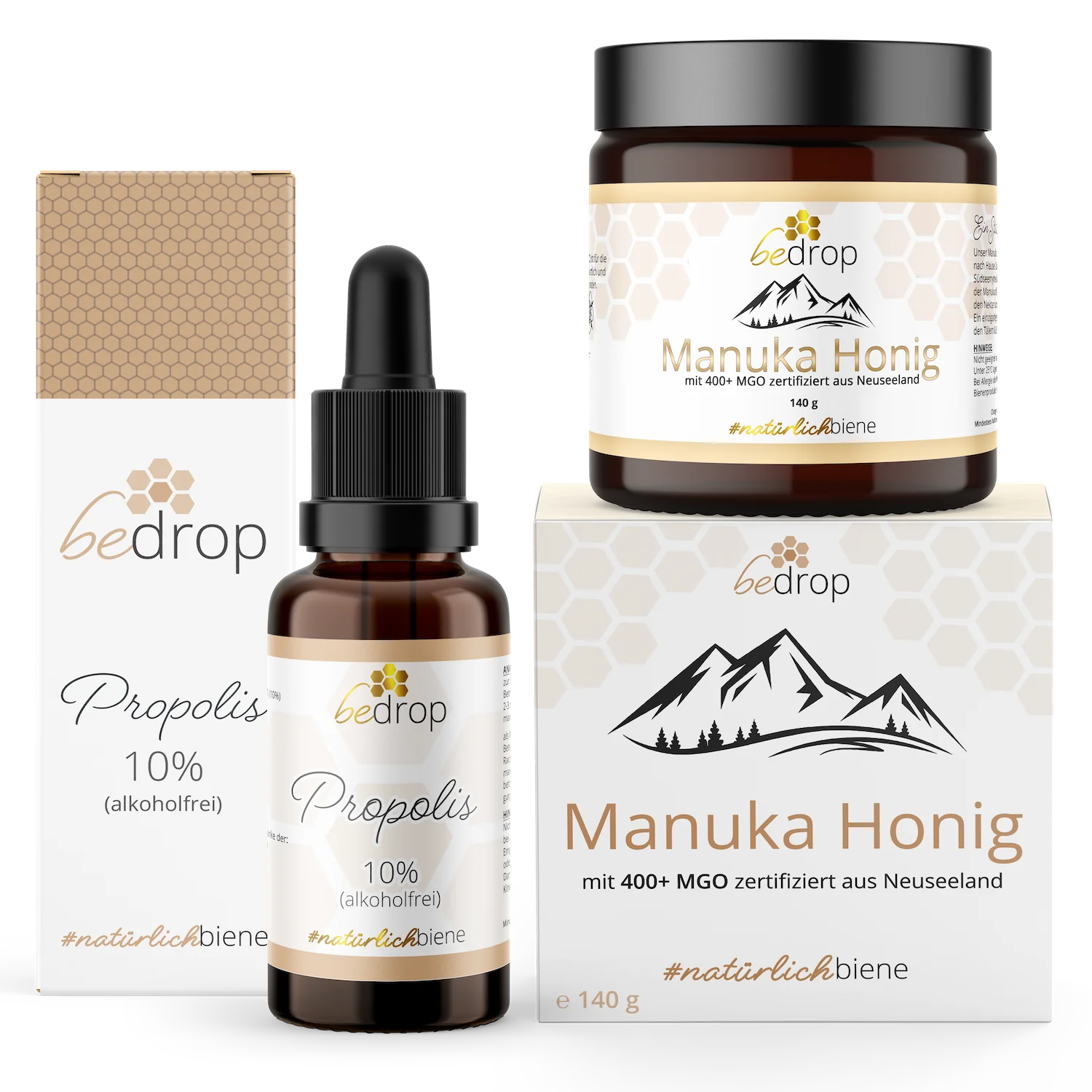 Image of Das Kinder Set | Manuka Honig MGO 400 + Propolis Tinktur (alkoholfrei)