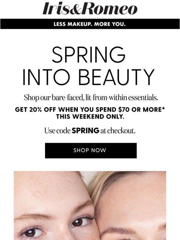 Get 20% off ✨ this weekend only