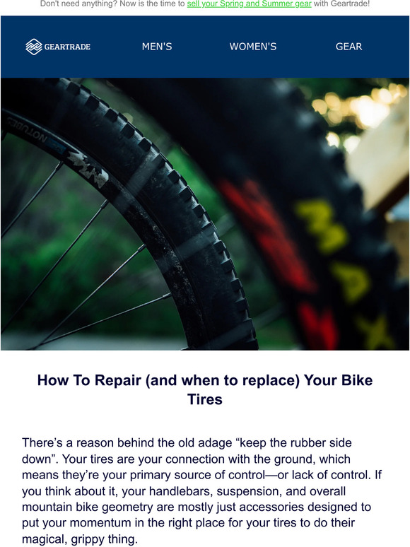How To Repair (and when to replace) Your Bike Tires Milled