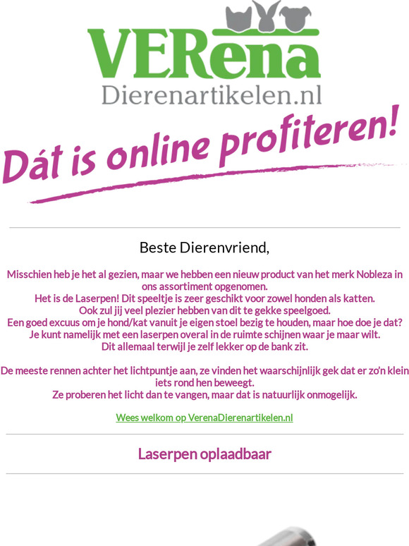 Heb je onze nieuwe laserpen al gezien? 😱