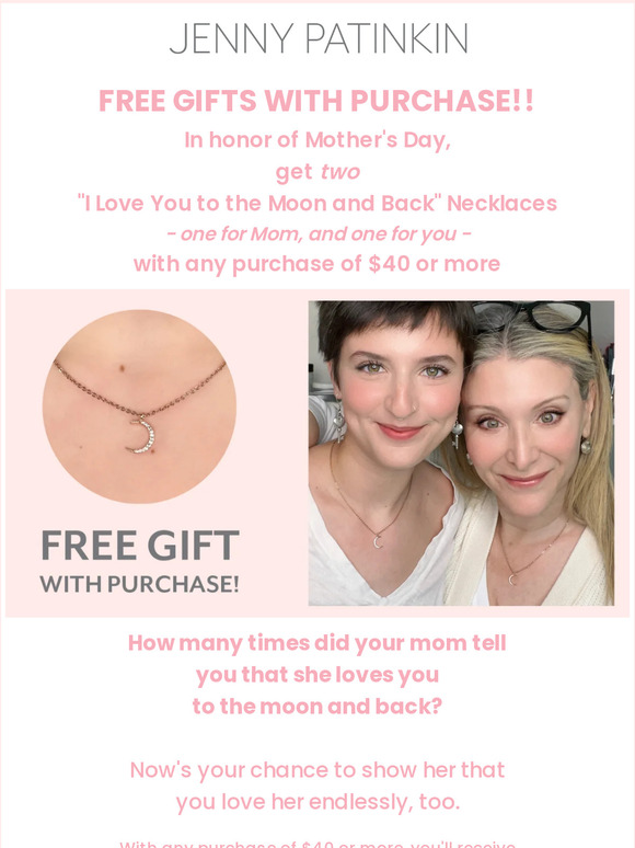 Free Gifts! - love you to the moon & back 💞