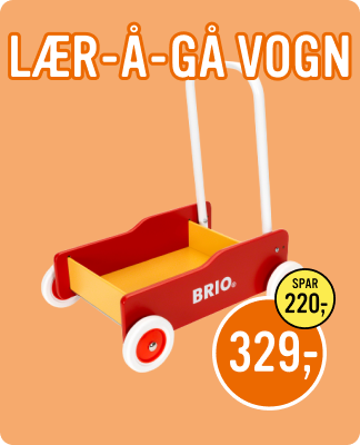 Lær-å-åg vogn fra Brio 329kr