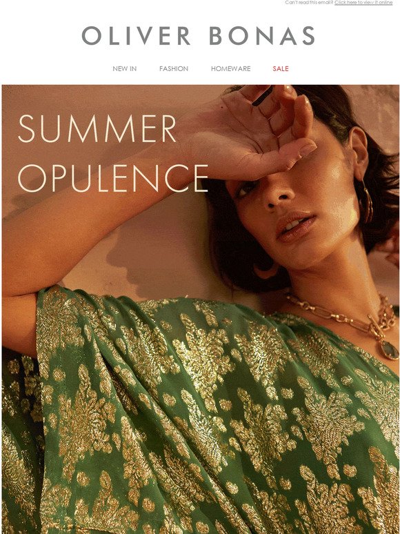 New in fashion | Summer opulence​