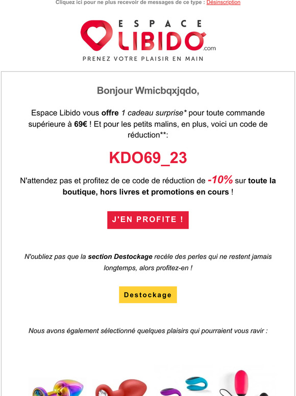 🎁 Recevez un cadeau mystère et profitez de 10% de réduction !