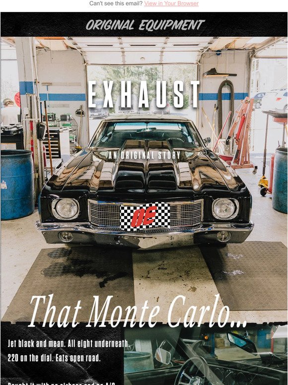 🏁 ORIGINAL STORIES: Exhaust  🏎️⛽