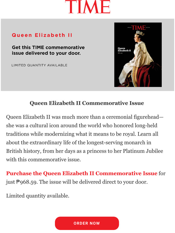 Sale: Queen Elizabeth II Commemorative Issue
