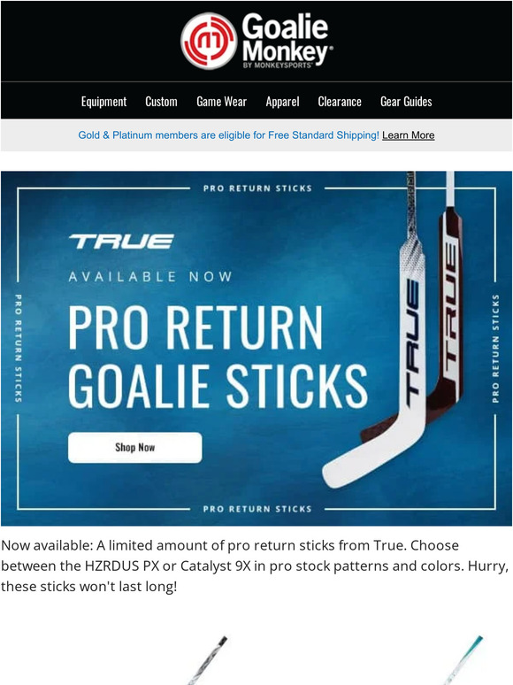 GoalieMonkey The Ultimate in Performance True Pro Return Goalie