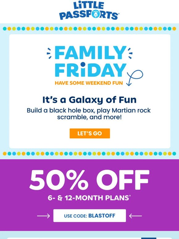 🔭 Family Friday: Astronomy Game Ideas + 50% Off! 🚀
