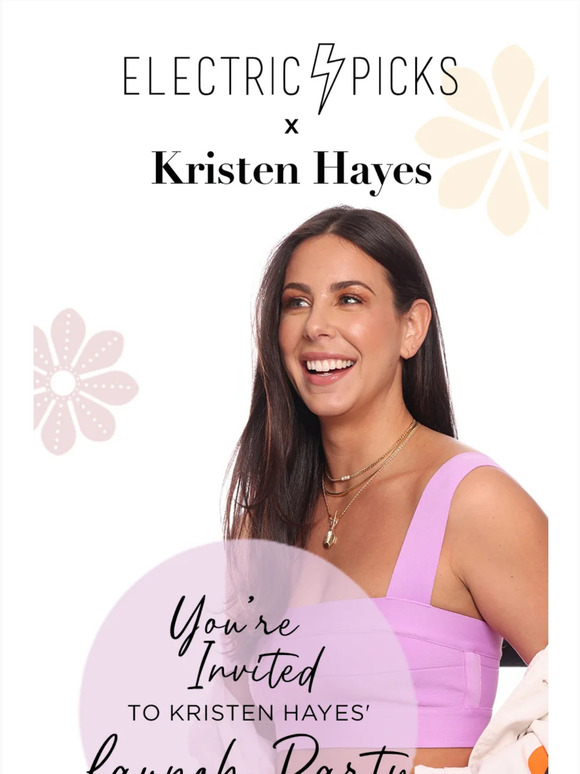 Electric Picks Jewelry You're Invited! Electric Picks x Kristen Hayes