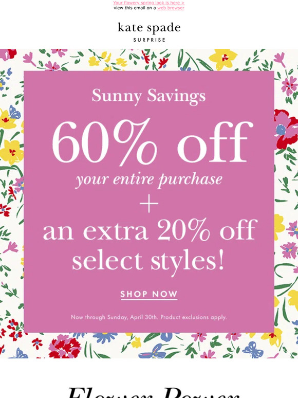 Kate Spade New York Email Newsletters Shop Sales, Discounts, and