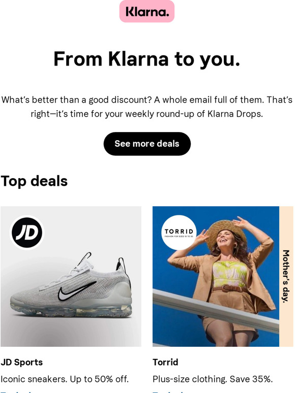 Another day, another email full of deals.