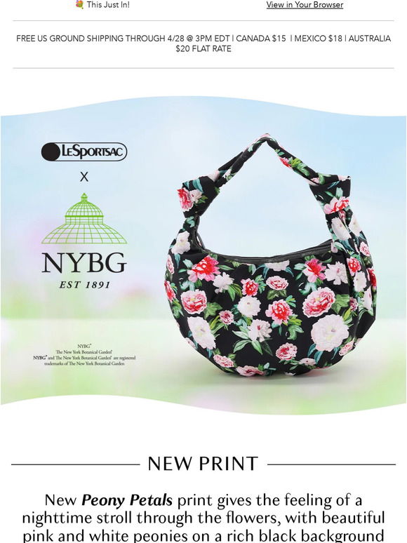 Lesportsac Floral Party Tote - Summer Petals