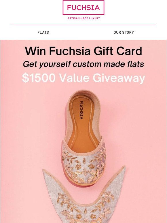 Exclusive Giveaway for Fuchsia Customers