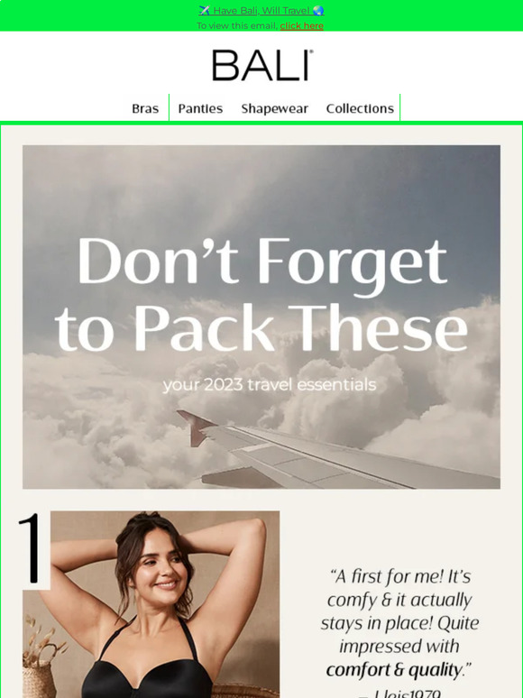 Bali Bras Your 2023 Packing List Milled