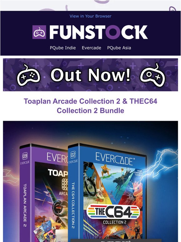 OUT NOW: Toaplan Arcade Collection 2 & THEC64 Collection 2 Bundle | PRE-ORDER NOW: Lord Winklebottom Investigates
