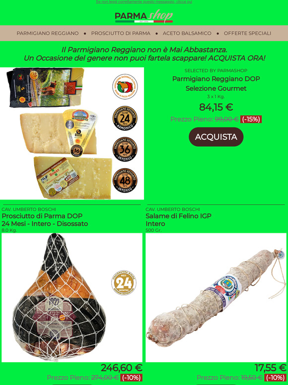 🇮🇹 🔝 SOLO 48 ORE! Il Migliore Parmigiano a Prezzi Incredibili! 💯
