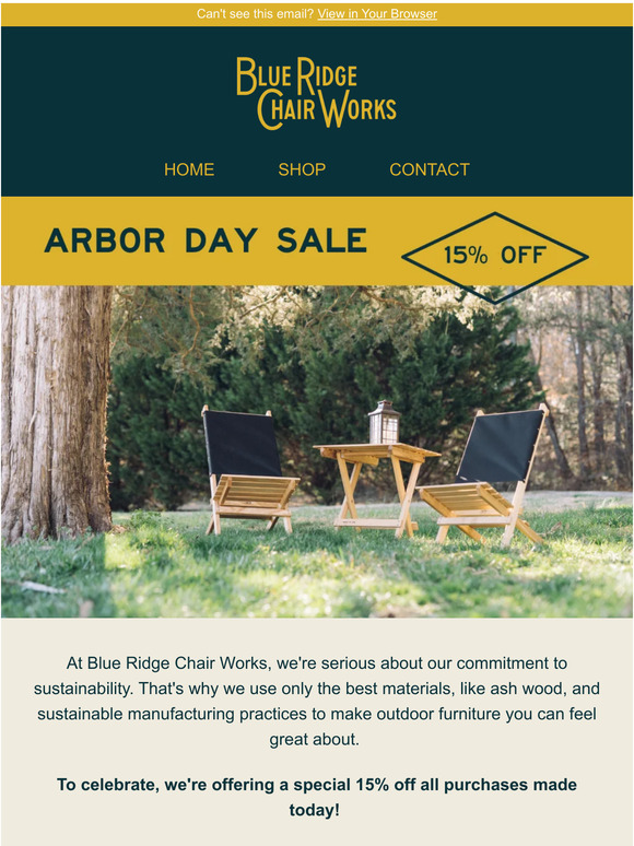 Savings Are in Bloom: 15% Off for Arbor Day!