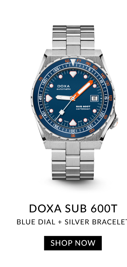 DOXA SUB 600T Blue Dial and Silver Bracelet | SHOP NOW