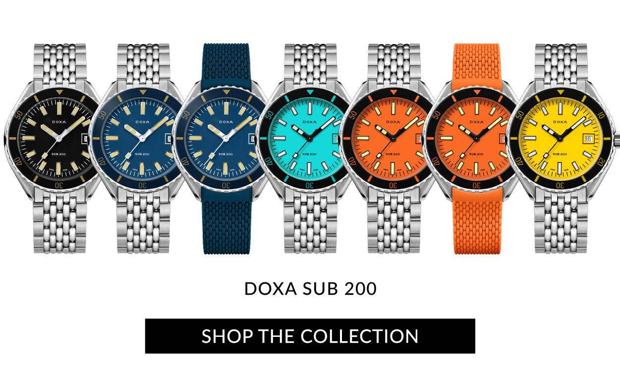 The DOXA SUB 200 Collection | SHOP NOW