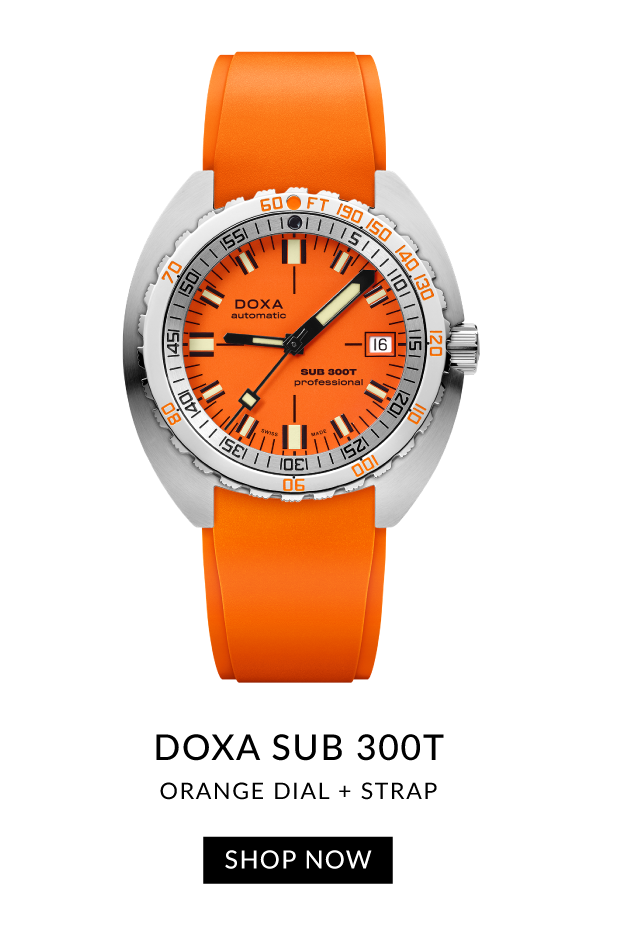DOXA SUB 300T Orange Dial and Strap