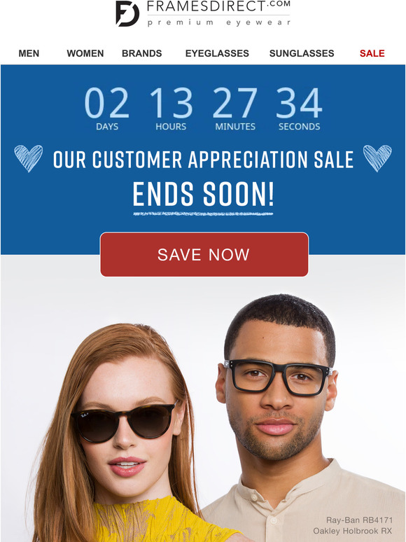Don’t miss our Customer Appreciation Sale!