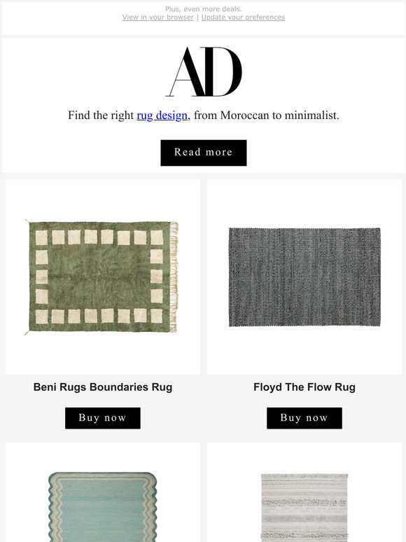 Architectural Digest Best Area Rugs for Open Spaces Milled