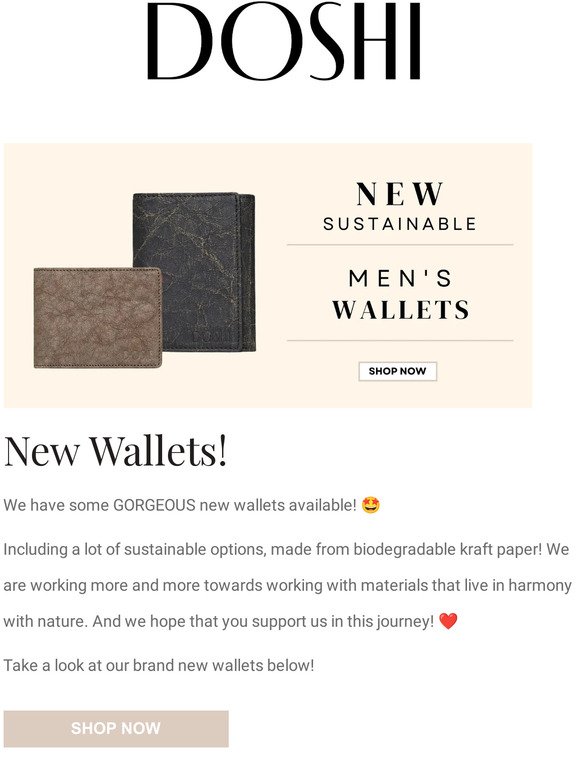 BRAND NEW WALLETS! 🤩