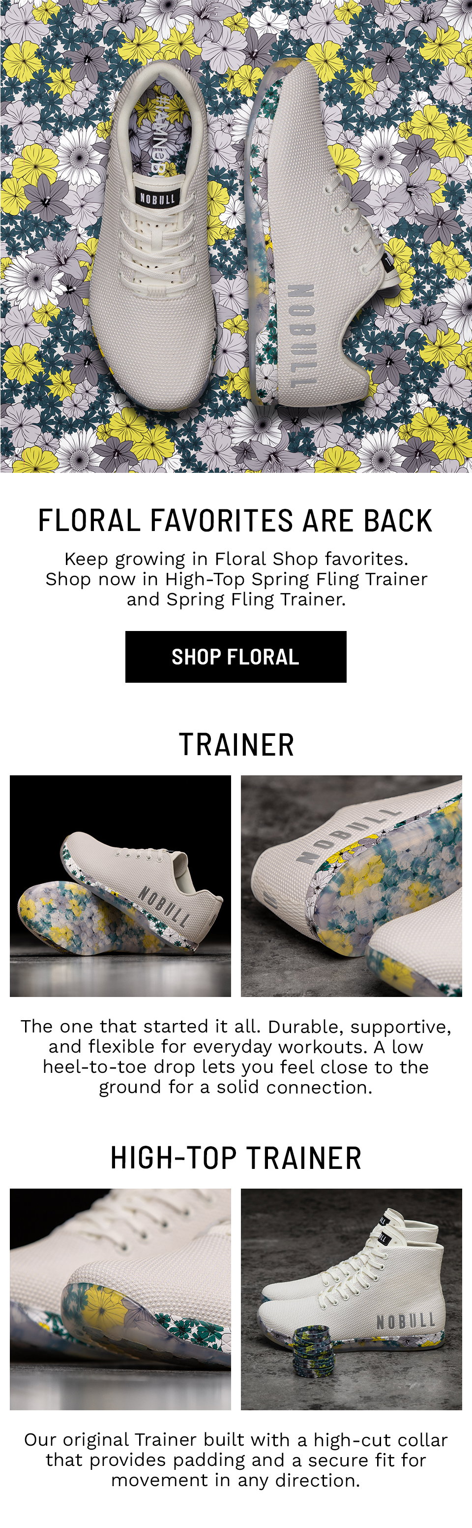 Spring-Ready Floral Accessories : NOBULL