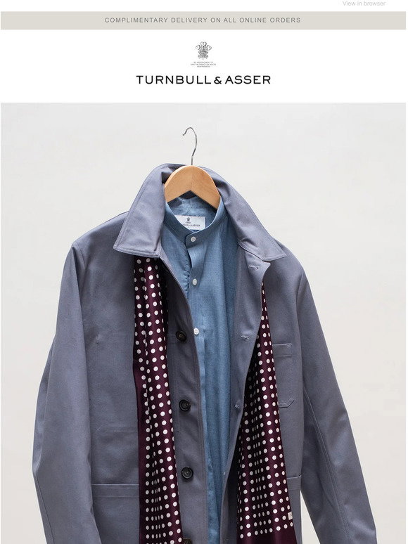 Cravate En Soie Turnbull & Asser - Style épuisé, Neuve Avec Boîte De Présentation, Motif Paisley