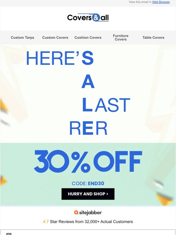 HURRY- Last Reminder to claim 30% OFF