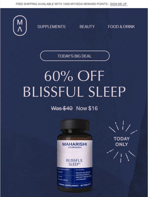 😴60% OFF Blissful Sleep - Today Only!😴