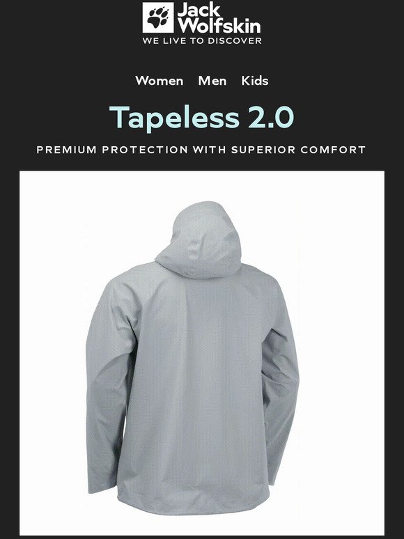 Tapeless 2.0: Premium protection with superior comfort