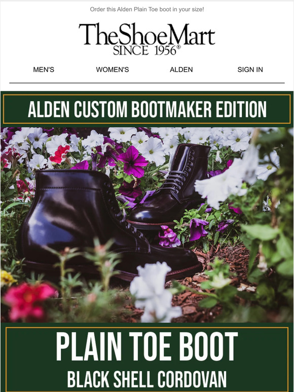 Alden PTB Black Shell Cordovan is Back!