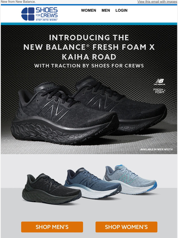 Shoes for Crews New Arrival! New Balance Fresh Foam X Kaiha Road With SFC Slip Resistance Milled