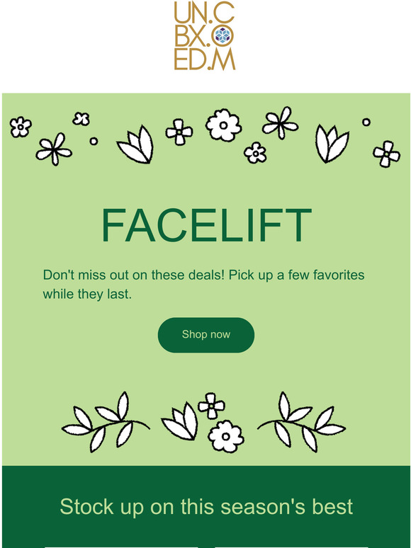 The Facelift Sale is Here! 10 Points QC Checked Fragrances
