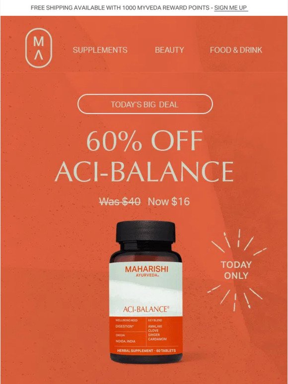 🔥60% OFF Aci-Balance - Today Only!🔥