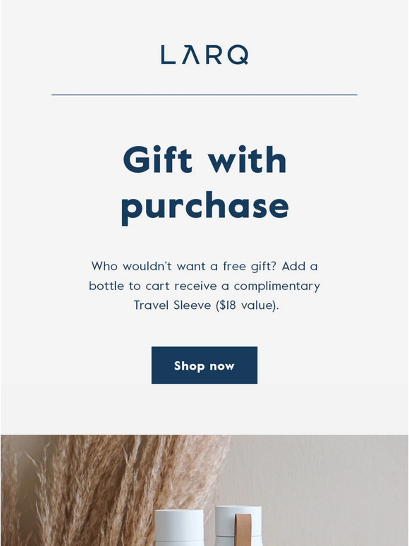 Don't miss out on a Gift With Purchase!
