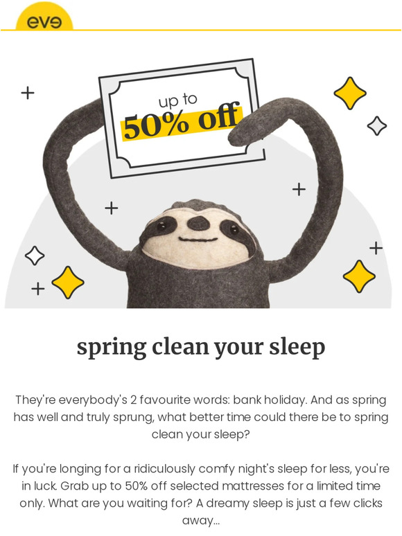 bank holiday snoozing for less