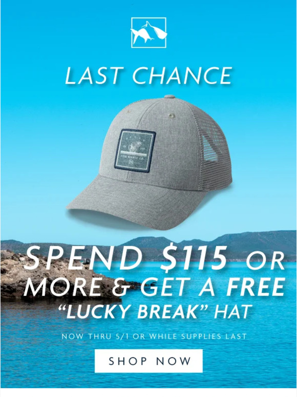 Final Chance: Get Lucky Break Hat Gift​
