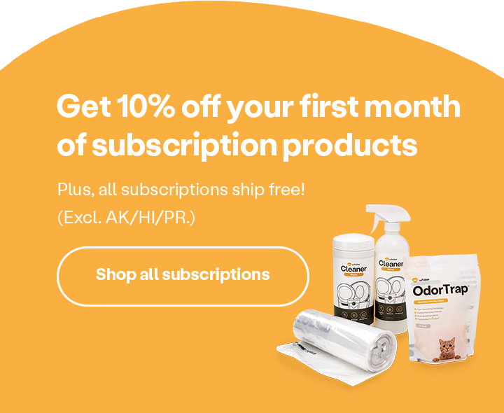 Get 10% off your first month of subscription products