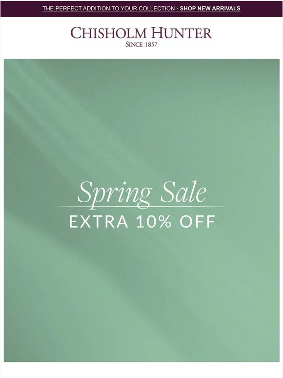 Extra 10% off Sale | New Lines Added